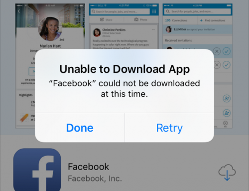 Unable to Download App on iPhone