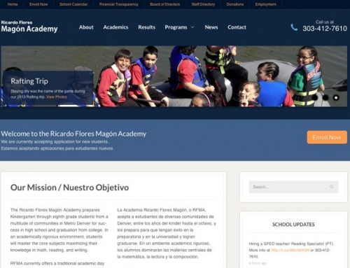 Ricardo Florés Magon Academy Website Launch